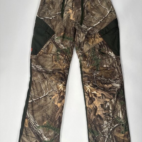 Under Armour Storm Camo Pants Mens Large Realtree Insulated Loose PrimaLoft - Picture 1 of 16